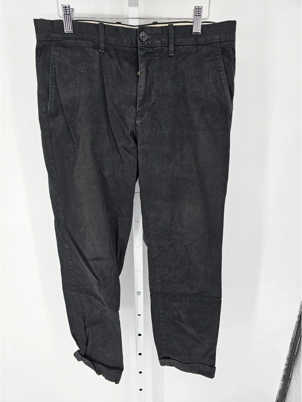 J. Crew Mens Sz 31x30 Slim Straight Leg Jeans Black